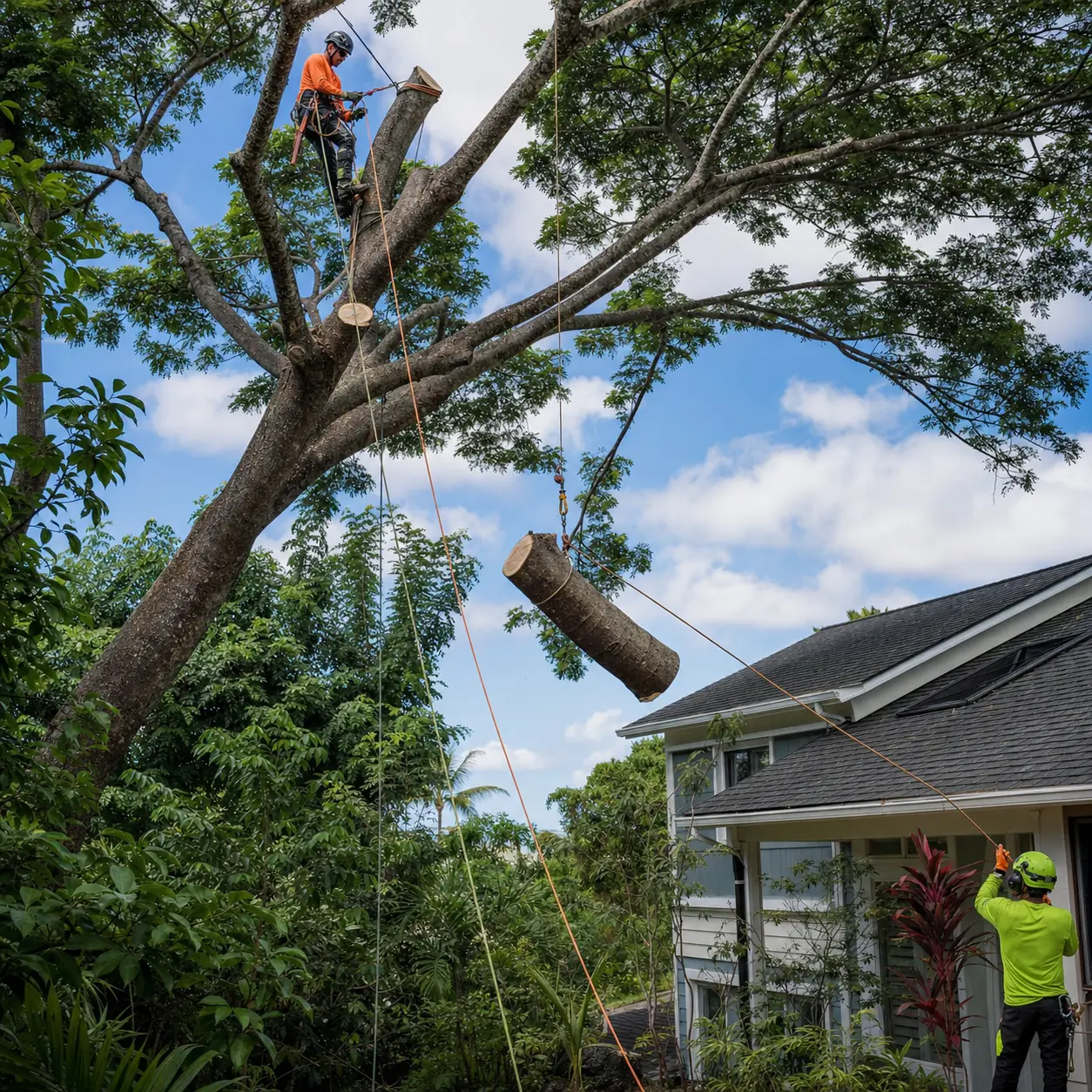 Tree care project completed by Tree Care Experts in Oahu