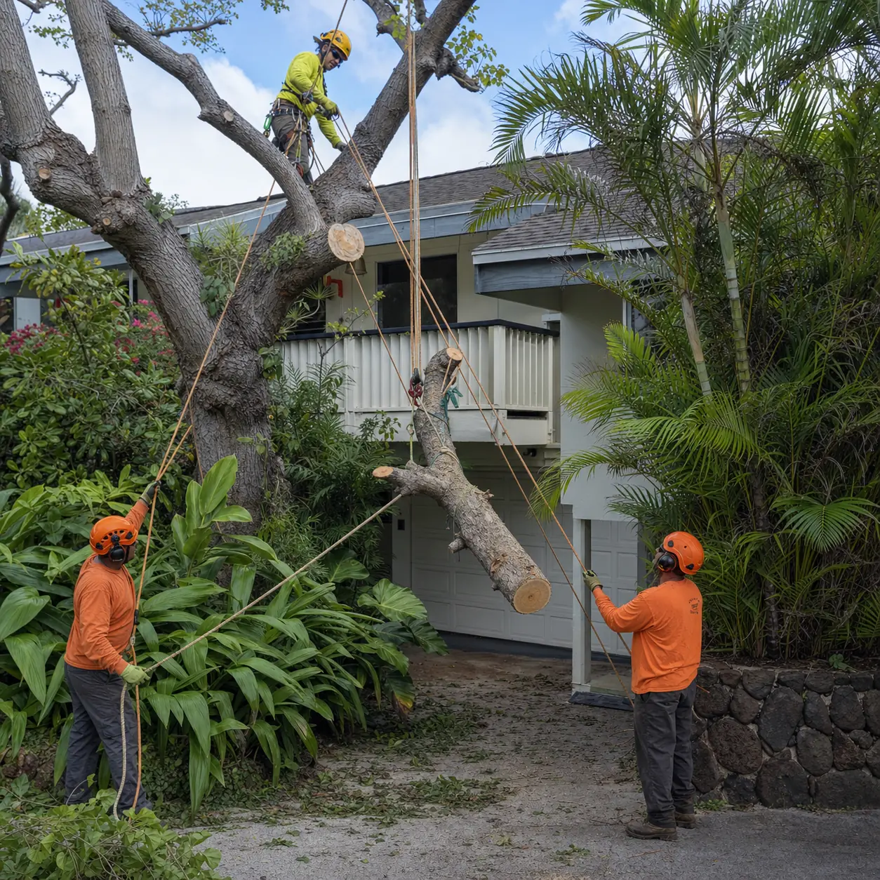 Tree care project completed by Tree Care Experts in Oahu