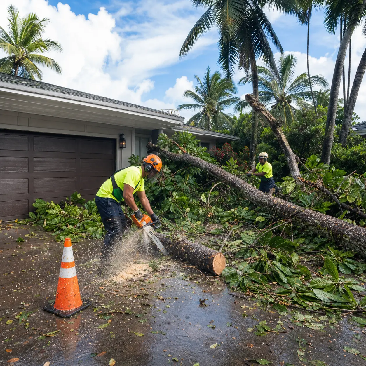 Tree care project completed by Tree Care Experts in Oahu