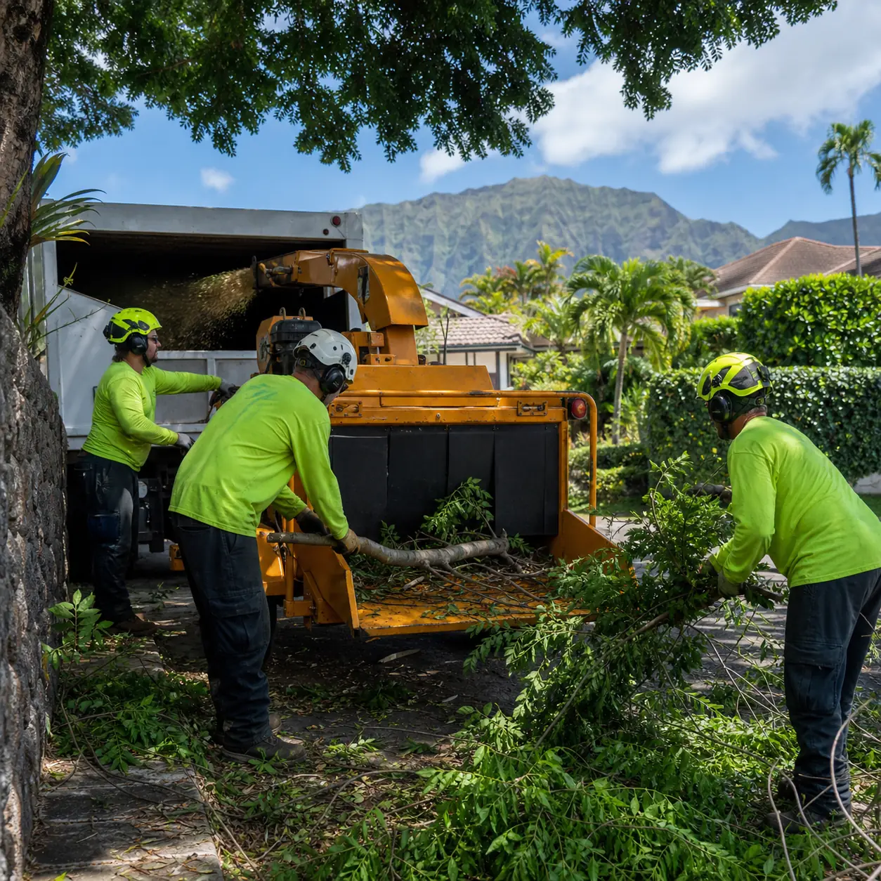 Tree care project completed by Tree Care Experts in Oahu