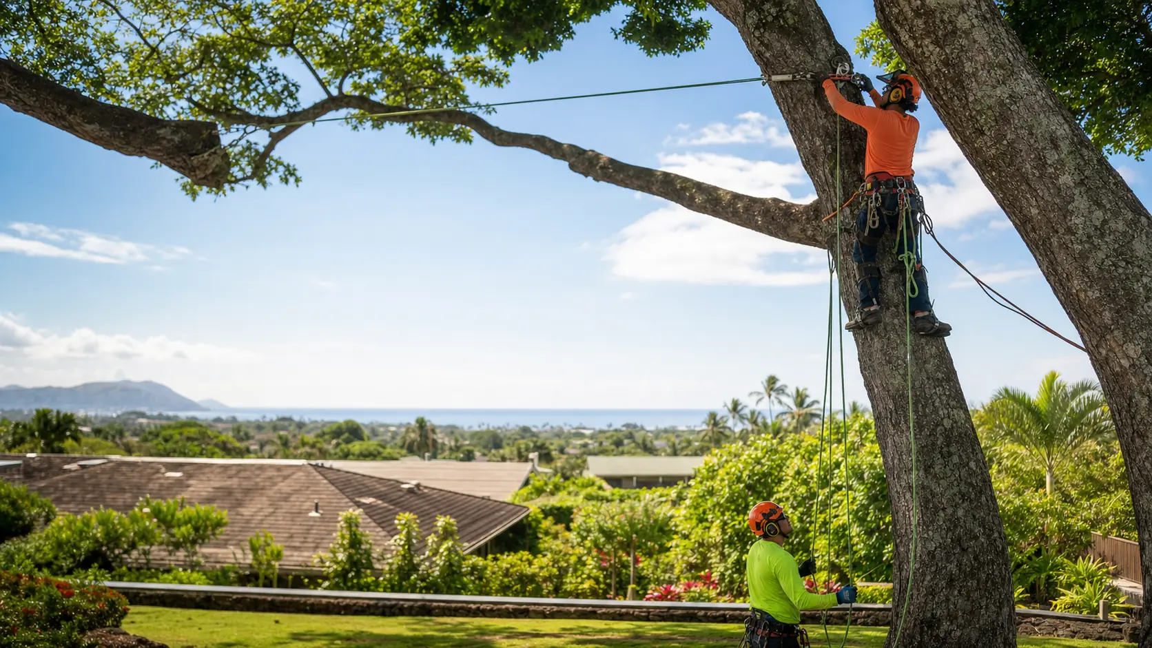 Tree Cabling & Bracing Honolulu, HI - Keep Your Trees Standing Through Trade Winds